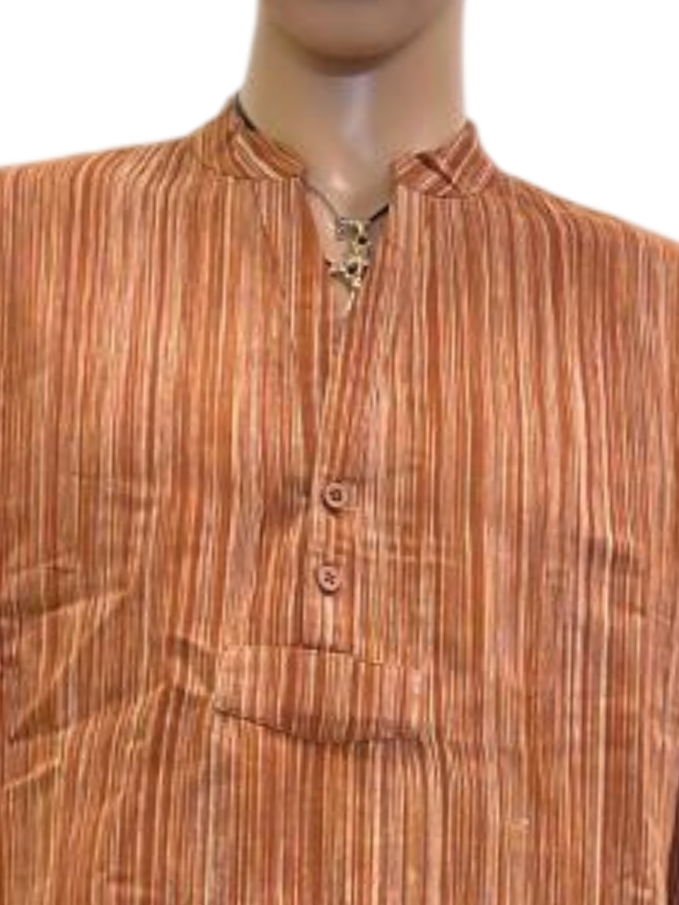 Men's Striped Collar Casual Shirt